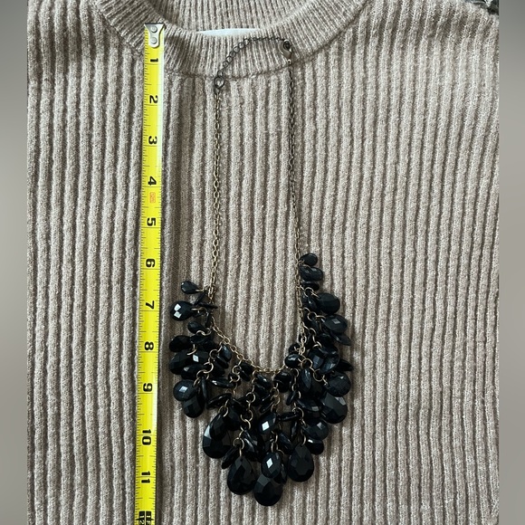 FREE with purchase! Gold & Black Statement Necklace - Picture 2 of 3